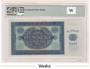 100 Марок 1948 Германия ГДР PMG 68 EPQ UNC