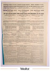 750 Рублей 1898 Российская Империя Государственная Дворянский Земельный Банк